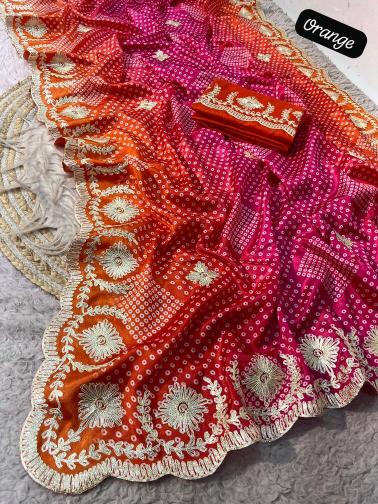 Vinayak bandej print b2b saree business